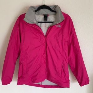 The North Face girls XL hyvent rain/wind jacket